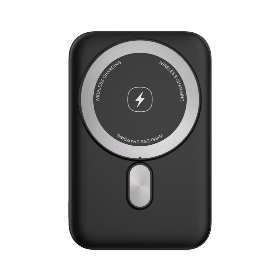 Polosmart PBS124 5.000 mAh Magsafe Taşınabilir Şarj Cihazı Powerbank Antrasit - 1