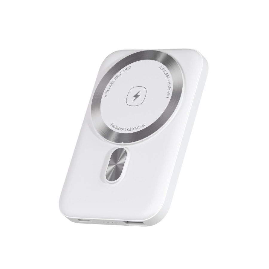 Polosmart PBS124 5.000 mAh Magsafe Taşınabilir Şarj Cihazı Powerbank Beyaz - 2