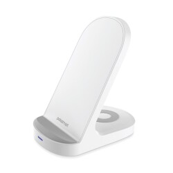 Polosmart PBS129 2 İn 1 Masaüstü Kablosuz Telefon Kulaklık Şarj Cihazı Beyaz - Polosmart