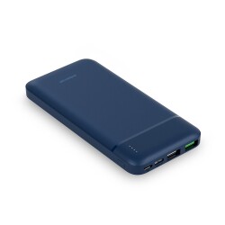 Polosmart PBS131 10000 mAh Powerbank Type-C Girişli Çift USB Hızlı Şarj Cihazı Navy - Polosmart