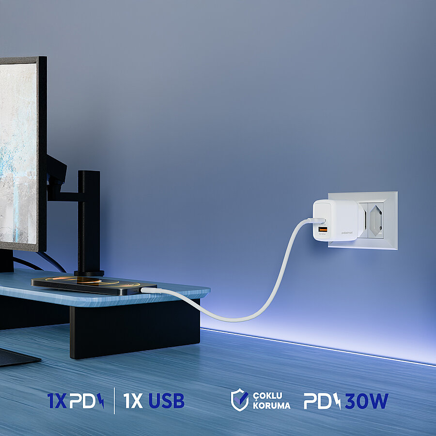 Polosmart PBS137 Duvar Şarjı - 3