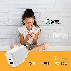Polosmart PBS137 Duvar Şarjı - 4