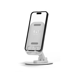 Polosmart PBS140 Telefon Tablet Standı 60° Ayarlanabilir 1000g Taşıma Kapasiteli Beyaz - 1