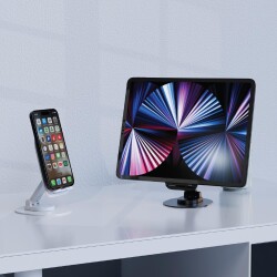 Polosmart PBS140 Telefon Tablet Standı 60° Ayarlanabilir 1000g Taşıma Kapasiteli Siyah - 2
