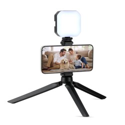 Polosmart PBS142 Pilli Led Işıklı Tripod Siyah - Polosmart
