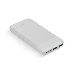 Polosmart PBS150 Taşınabilir 10.000mAh 2 USB 1 PD Çıkışlı 10W Powerbank Beyaz - Polosmart