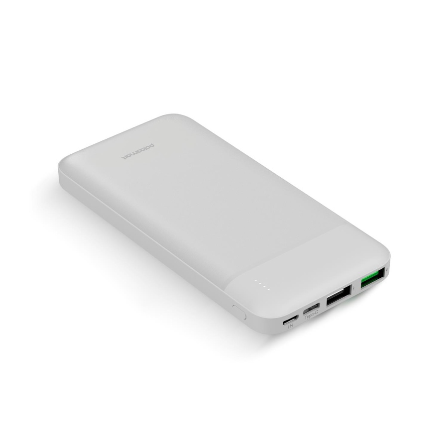 Polosmart PBS150 Taşınabilir 10.000mAh 2 USB 1 PD Çıkışlı 10W Powerbank Beyaz - 1