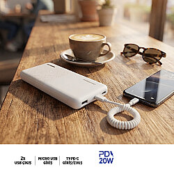 Polosmart PBS151 20.000 MAh Powerbank Beyaz - 3