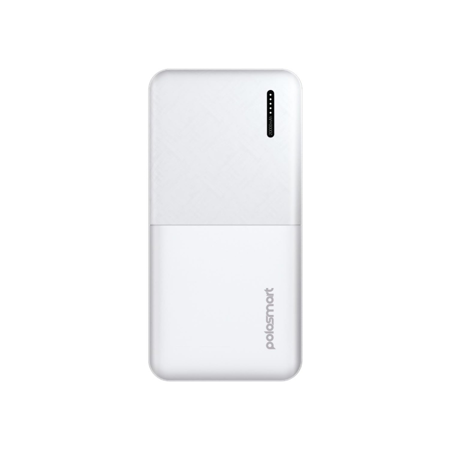 Polosmart PBS151 Taşınabilir 20.000mAh 2 USB 1 PD Çıkışlı 20W Powerbank Beyaz - 1