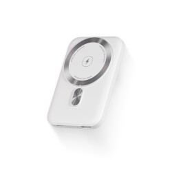 Polosmart PBS152 Magsafe 5000mAh Taşınabilir 15W Şarj Cihazı Powerbank Beyaz - Polosmart