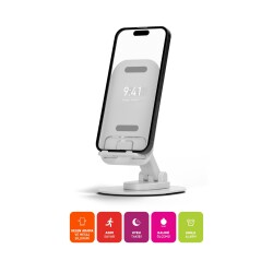 Polosmart PBS154 Telefon Tablet Standı 60° Ayarlanabilir 1000g Taşıma Kapasiteli Beyaz - 2