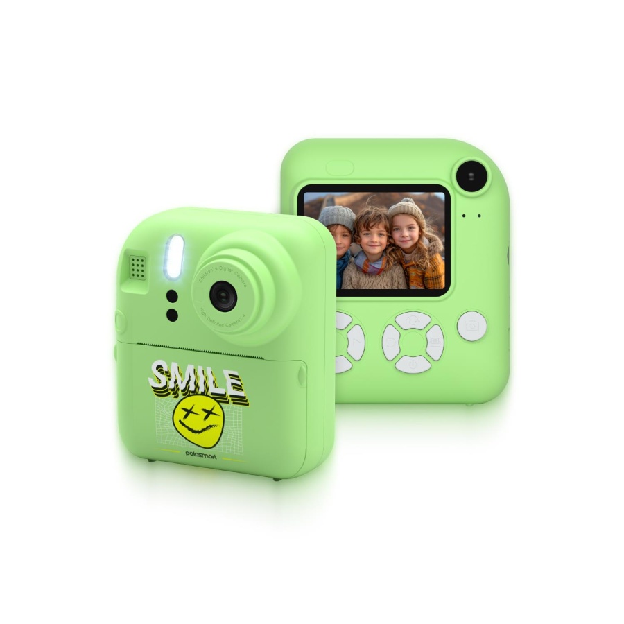 Polosmart PBS156 Dijital Kamera & Fotoğraf Makinesi Renkli Ekran 2.4 İnç Yeşil - 4