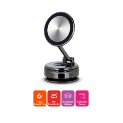 Polosmart PBS157 Vakumlu Telefon Tutucu Siyah - 3