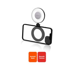 Polosmart PBS158 Şarjlı Dokunmatik Magsafe Selfie Işığı - 2