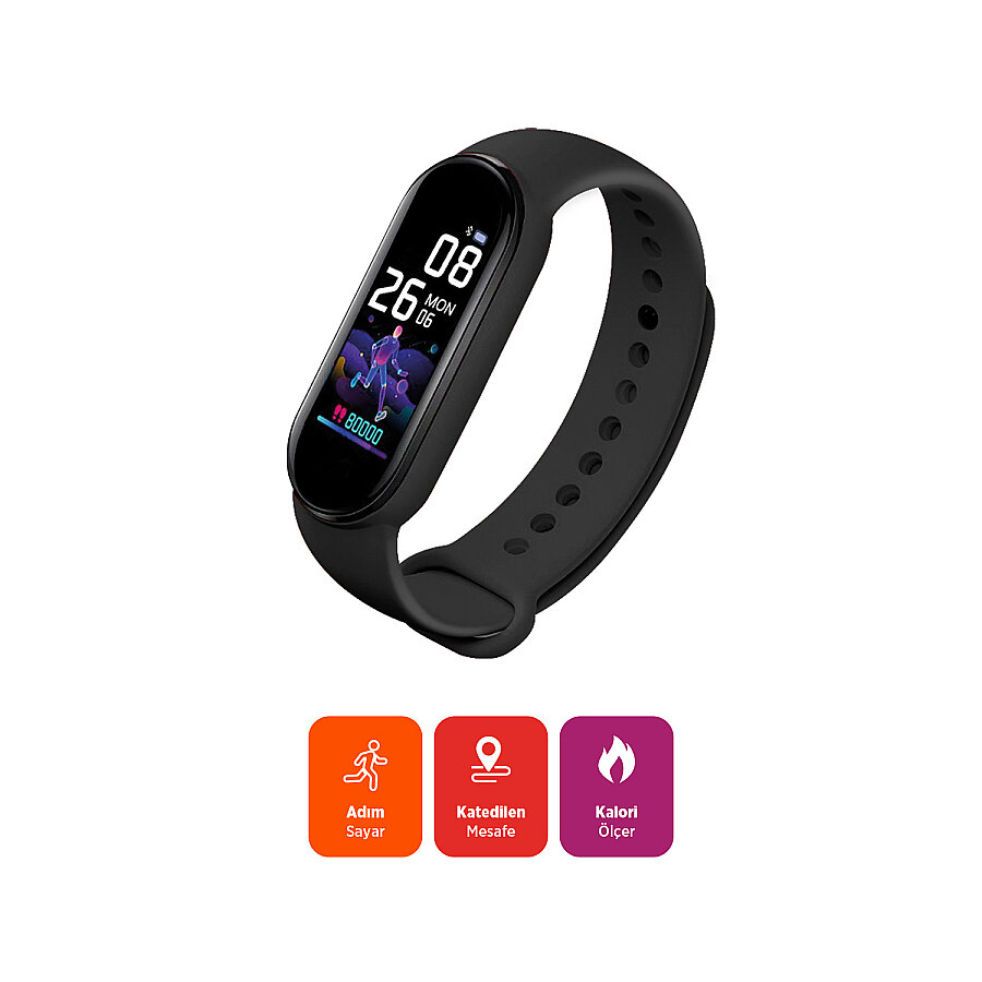 Polosmart PBS163 Akıllı Bileklik Siyah - 2
