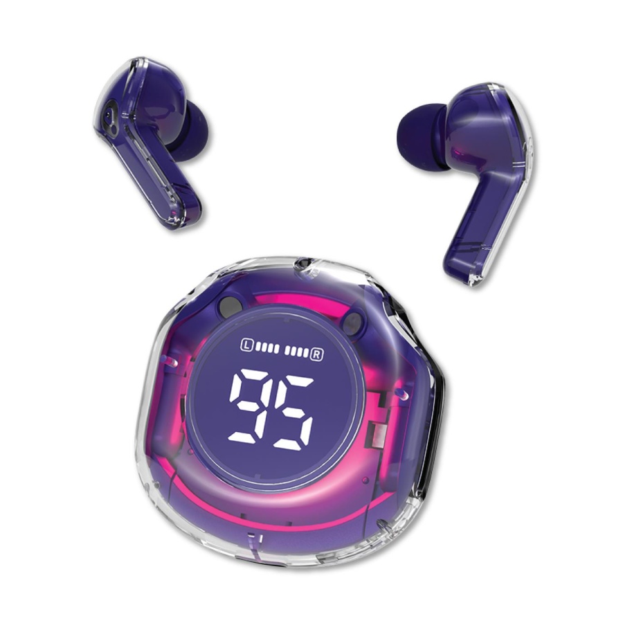 Polosmart PBS221 Bluetooth 5.3 Kablosuz Kulak İçi Kulaklık Mor - 1