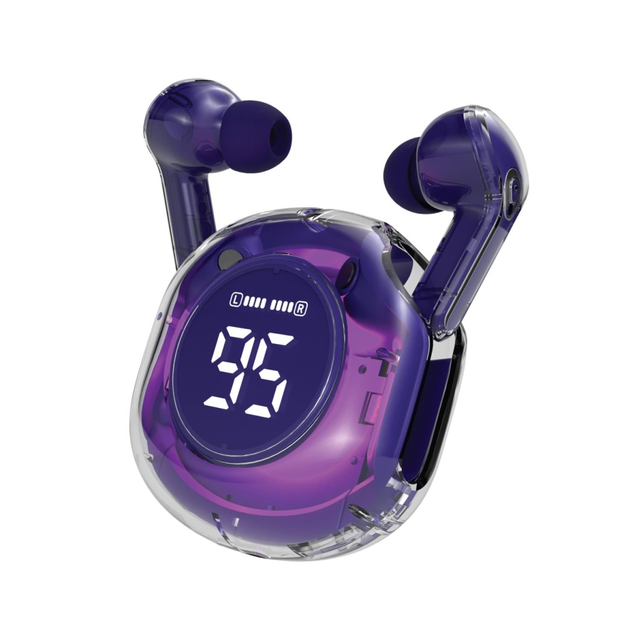 Polosmart PBS221 Bluetooth 5.3 Kablosuz Kulak İçi Kulaklık Mor - 2