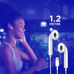 Polosmart PBS226 Lightning Kablolu Kulak İçi Kulaklık Beyaz - 2