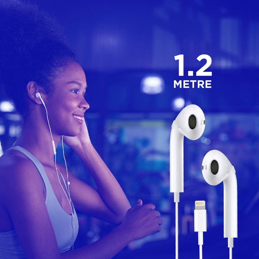 Polosmart PBS226 Lightning Kablolu Kulak İçi Kulaklık Beyaz - 2