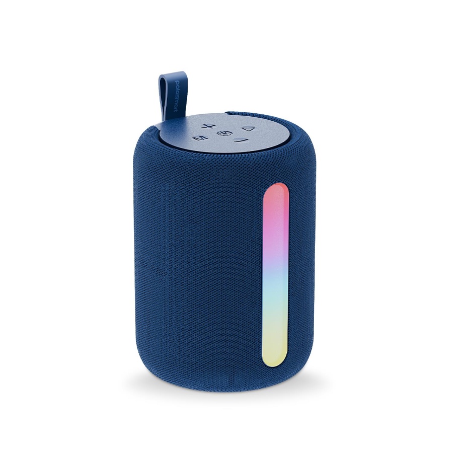 Polosmart PBS228 Işıklı Taşınabilir Kablosuz Bluetooth Speaker Hoparlör 1200 mAh Navy - 1