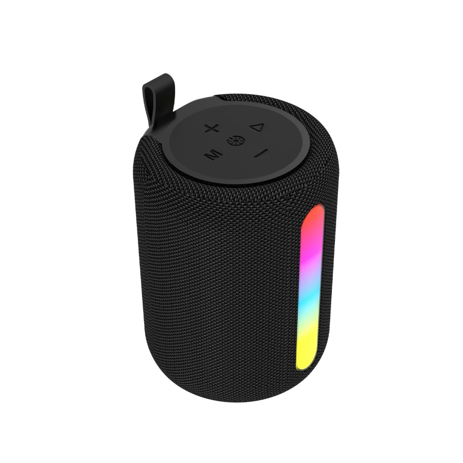 Polosmart PBS228 Işıklı Taşınabilir Kablosuz BT Speaker Hoparlör 1200 mAh Siyah - 2