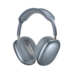 Polosmart PBS229 Kablosuz Bluetooth Şarjlı AUX TF Kart Girişli Kılıflı Kulak Üstü Kulaklık Mavi - Polosmart