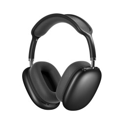 Polosmart PBS229 Kablosuz Bluetooth Şarjlı AUX TF Kart Girişli Kılıflı Kulak Üstü Kulaklık Siyah - 1