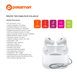 Polosmart PBS230 Tws Kablosuz Kulaklık - 1