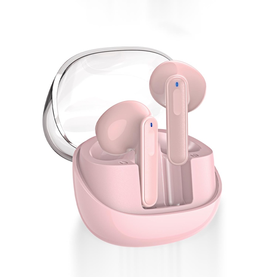 Polosmart PBS231 Kablosuz BT ENC Android IOS Uyumlu TWS Kulaklık Pembe - 2