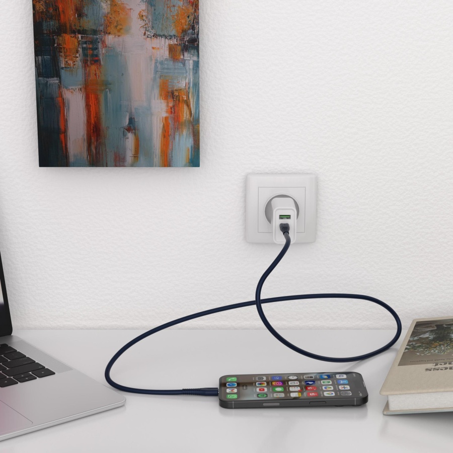 Polosmart PBS407 Micro USB Şarj ve Data Kablosu 2.4 Amper 1.2 Metre Gri - 3