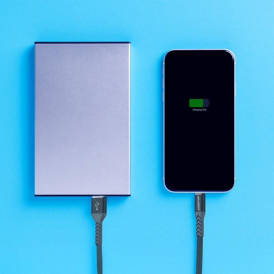 Polosmart PBS408 Lightning Şarj ve Data Kablosu 1.2 Metre Gri - 2