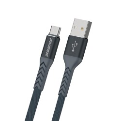 Polosmart PBS414 Type-C Şarj ve Data Kablosu 1.2 Metre Gri - 1