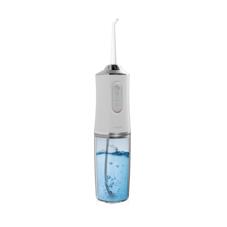 Polosmart PBS702 Şarjlı Ağız Duşu 3 Modlu 4 Yedek Başlık IPX6 Su Geçirmez Type-C Şarjlı Beyaz - 1