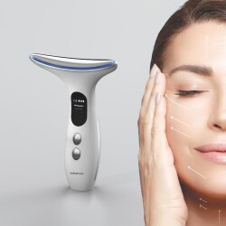 Polosmart PBS706 Şarjlı Dijital Ekranlı Yüz & Boyun Bakım Cihazı Beyaz - 3
