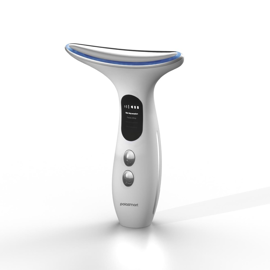 Polosmart PBS706 Şarjlı Dijital Ekranlı Yüz & Boyun Bakım Cihazı Beyaz - 1