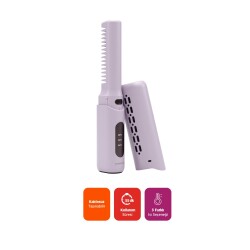 Polosmart PBS708 Şarjlı Mini Düzleştirici Tarak 2000mAh Lila - 4