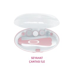 Polosmart PBS801 Işıklı 6 Başlıklı Manikür Pedikür Seti Pembe - 3