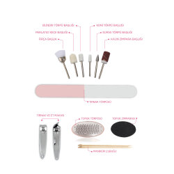 Polosmart PBS802 Manikür Pedikür Seti + Nasır Sökücü - 5