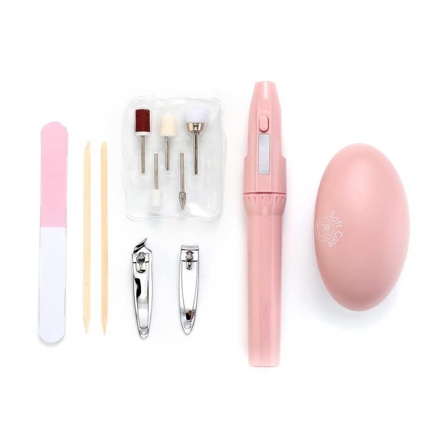 Polosmart PBS802 Pilli Manikür Pedikür Seti Pembe - 1