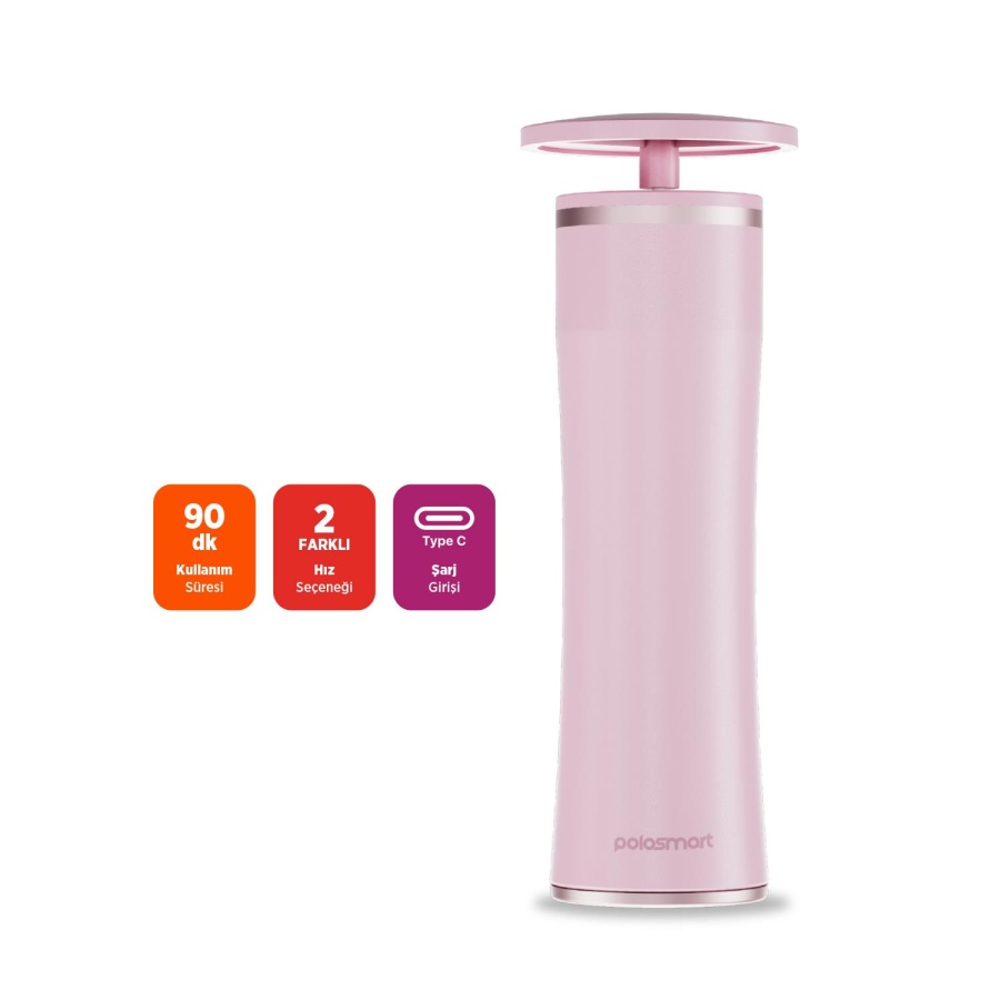 Polosmart PBS803 Şarjlı Topuk Törpüsü Pembe - 2