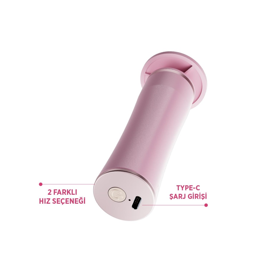Polosmart PBS803 Şarjlı Topuk Törpüsü Pembe - 3