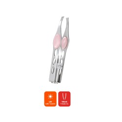 Polosmart PBS807 Led Işıklı Paslanmaz Çelik Cımbız Pembe - 2