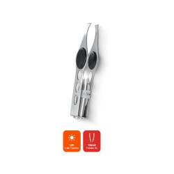 Polosmart PBS807 Led Işıklı Paslanmaz Çelik Cımbız Siyah - 2