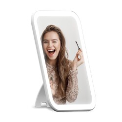 Polosmart PBS808 Şarjlı Led Işıklı Makyaj Aynası Beyaz - Polosmart