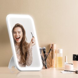 Polosmart PBS808 Şarjlı Led Işıklı Makyaj Aynası Beyaz - 3