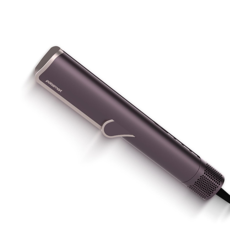 Polosmart PBS813 Dijital Ekranlı Hava Üflemeli 4 Kademeli Saç Düzleştirici Mor - 1