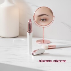 Polosmart PBS819 Pilli Led Aydınlatmalı Kaş Düzeltme Cihazı Pembe - 3
