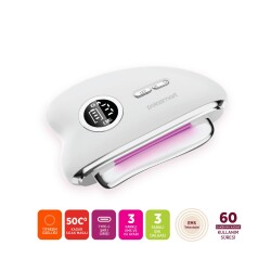 Polosmart PBS822 Şarjlı Dijital Ekranlı 3 Modlu Yüz & Boyun Masaj Cihazı Beyaz - 2