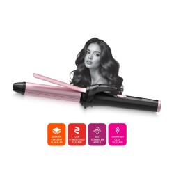 Polosmart PBS823 Kablolu 2 İn 1 Saç Şekillendirici ve Düzleştirici 53W 200 Derece Rose Gold - 2