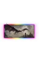 Polosmart PGM21 Işıklı Kablolu Gaming Mouse Pad - Polosmart